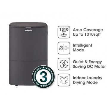 EuropAce 5-IN-1 60L DC Smart Dehumidifier + Air Purifier EDH9600DGY